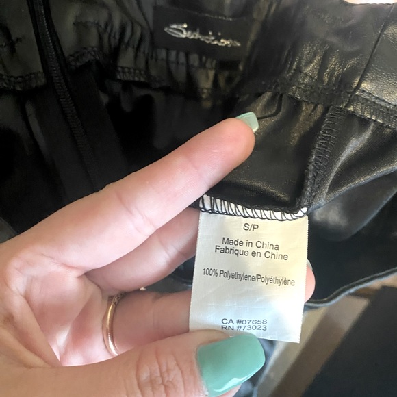 Faux-Leather Studded Pleated Skirt - Picture 3 of 3